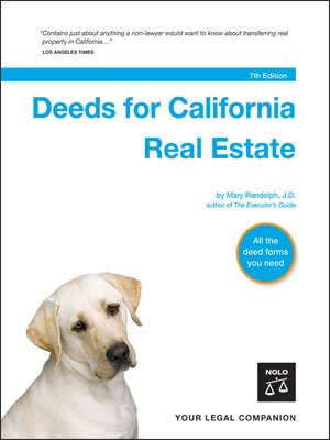 cover image of Deeds for California Real Estate